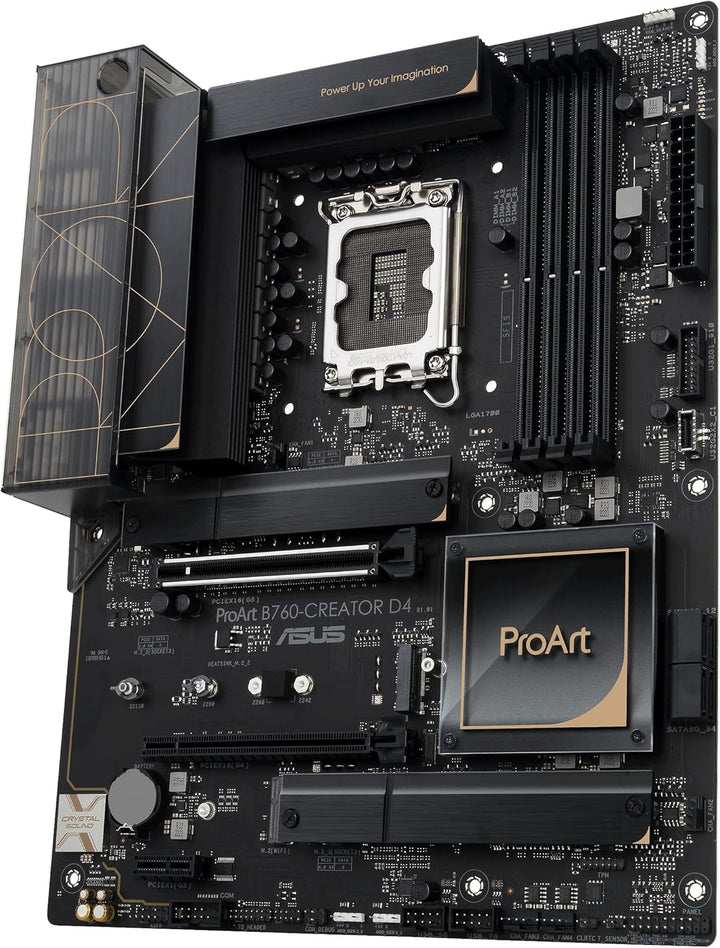 ASUS ProArt B660-CREATOR D4 Mainboard Sockel Intel LGA 1700 (Intel B660, ATX, DDR4 Speicher, PCIe 5.
