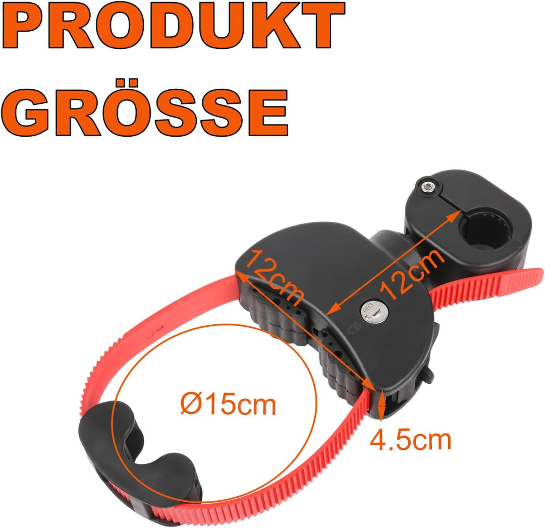 TEOV 1 Stück Rahmenhalter für Fahrradträger Länge 12CM, Verstellbarer Strap-Rahmenhalter für E-Bike