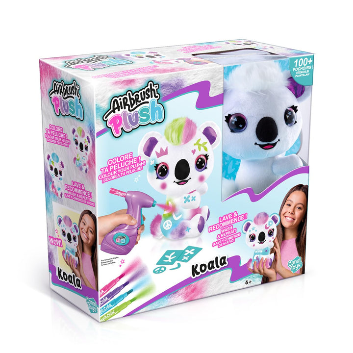 Canal Toys - Airbrush Plush - Färben Sie Ihr Koala-Plüschtier zum Personalisieren - Plüschspray mit