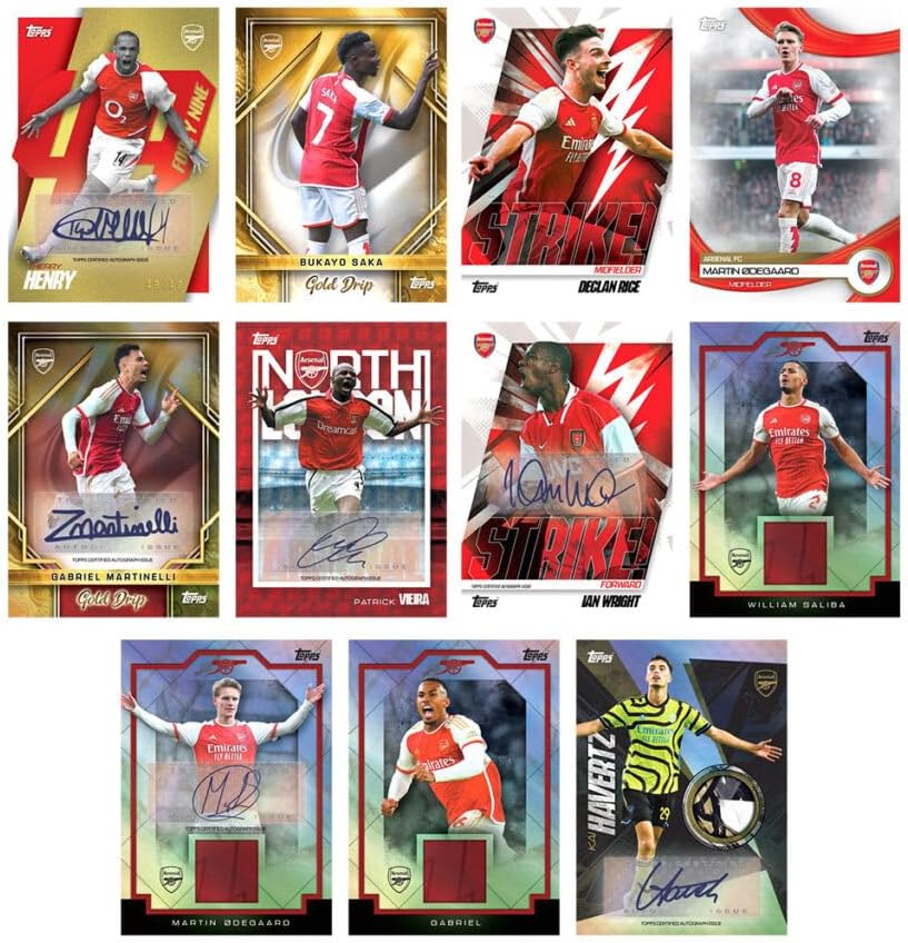 Topps Arsenal FC Official Team Set 23/24
