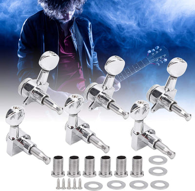 Semiclosed Saiten-Stimmwirbel,String Tuning Pegs Electric Guitar Locking Tuner Keys Guitar Accessory