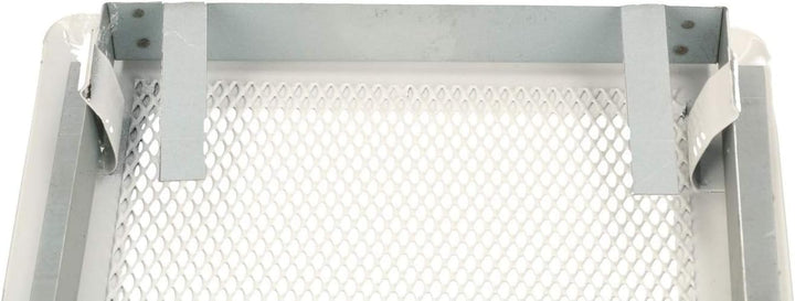 KOTARBAU Luftgitter 16 x 45 cm Weiss Kamingitter Ofengitter Lüftungsgitter Warmluftgitter Kaltluftgi