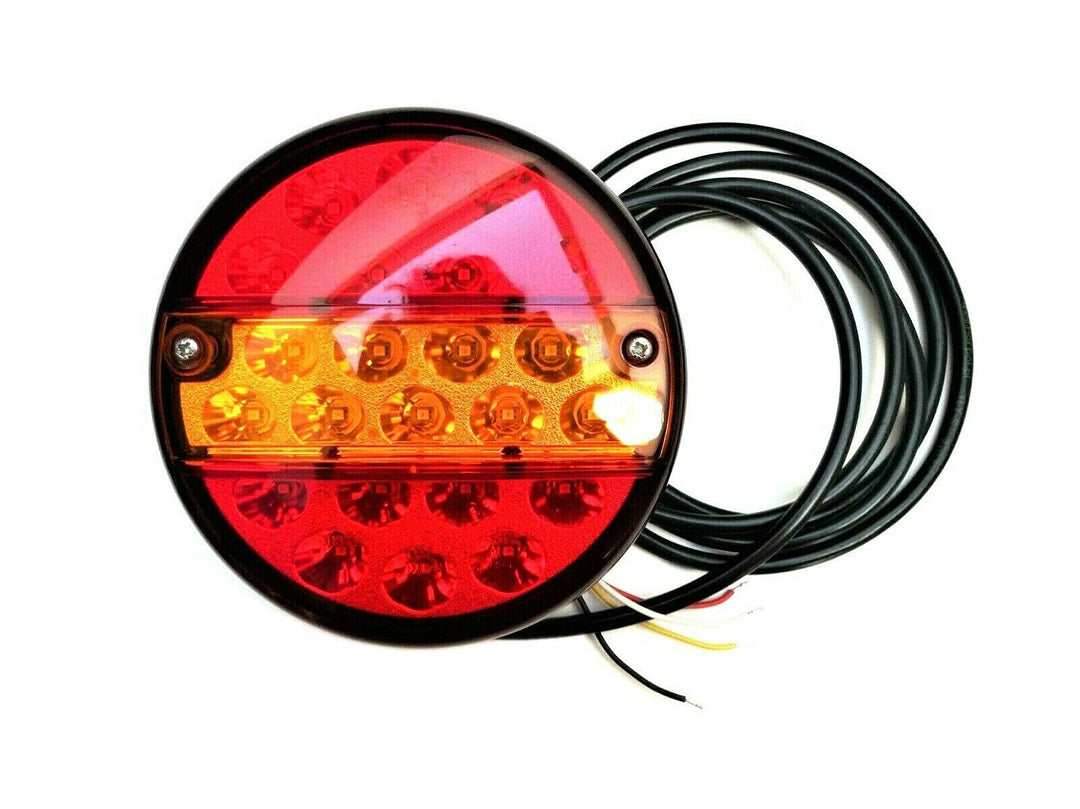 Ml LED Rückleuchte mit Bremsleuchte Positionsleuchte Blinker ⌀145,5 12V 24V rund