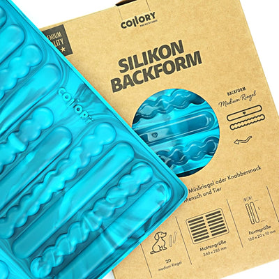Collory Silikon Backmatte medium Riegel (16 cm), Knabberstangen, Kaustangen als Hundekeks, Sticks, B