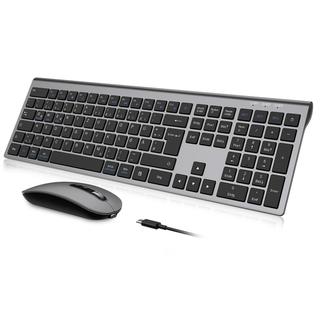 cimetech Bluetooth Tastatur Maus Set Kabellos für MacBook Air/MacBook Pro/iMac/iMac Pro/Mac, Bluetoo