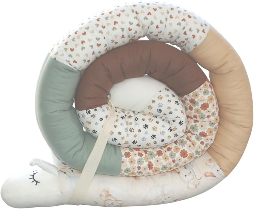 Generisch Bettschnecke/Bettschlange XXL (Motiv Birds) Länge 250cm **personalisierbar**Seitenschläfer