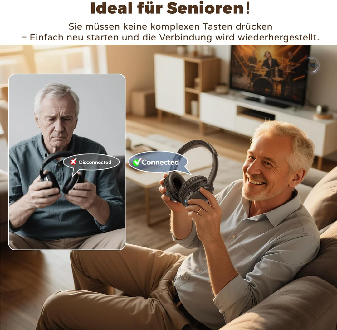 Holdsound Wireless tv Headphones