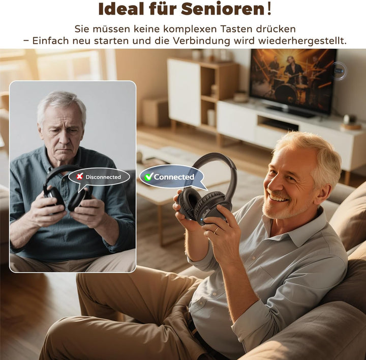 Holdsound Wireless tv Headphones