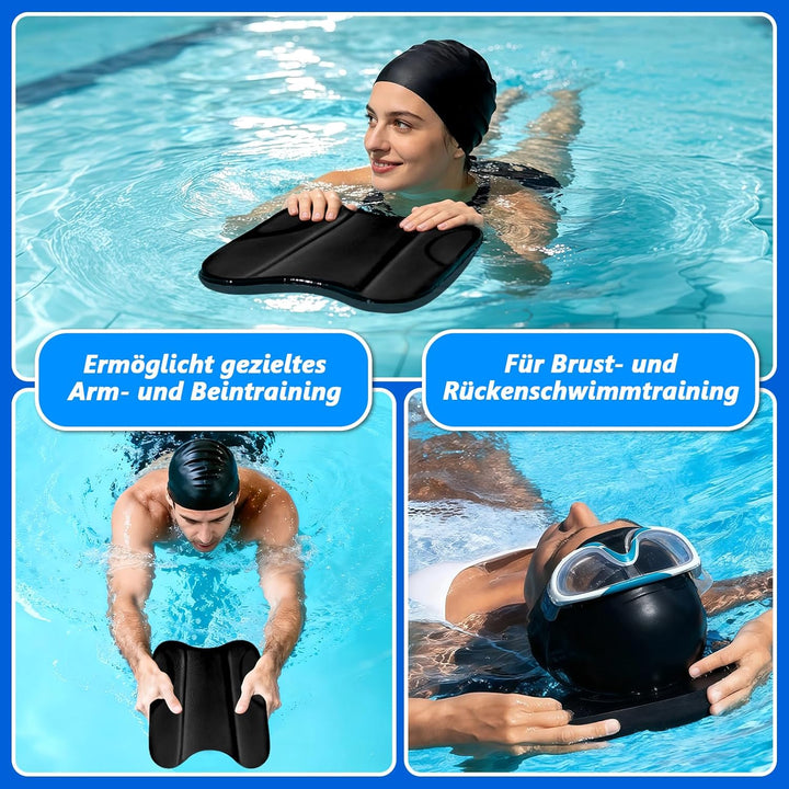 Pull Kick Schwimmbrett Kinder & Erwachsene, Swim Training Tool 2-in-1 Floating Aid for Competitive S