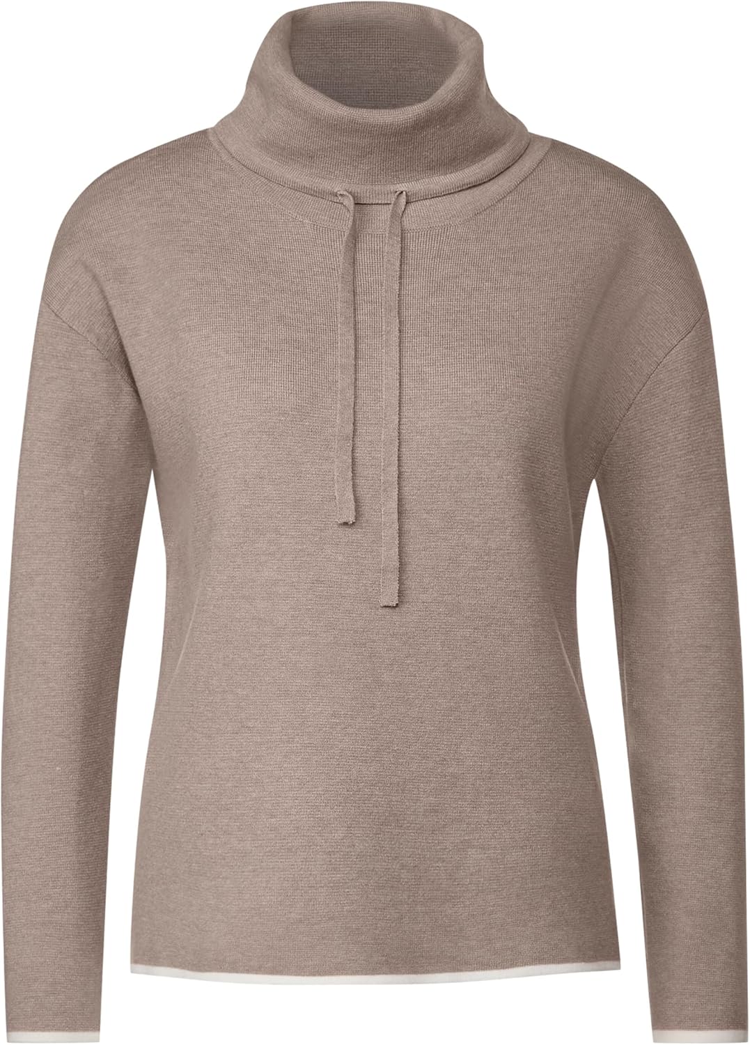 STREET ONE Damen A302491 Strickpullover 42 Gentle Blue Melange, 42 Gentle Blue Melange