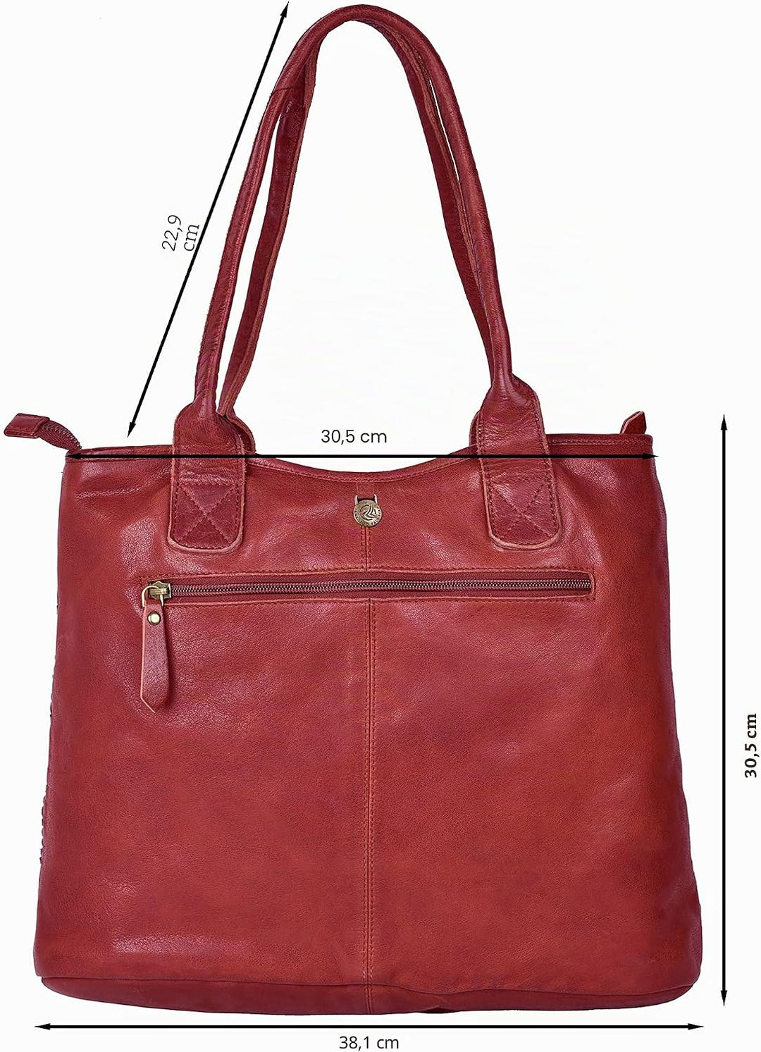 ANTONIO VALERIA Alice Handtasche Rot/Ausflug, Einfarbig (Getaway Solids), Rot/Ausflug, Einfarbig (Ge