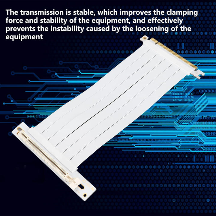 Dilwe PCI-E X16 3.0 Extender Riser Kabel, PCIe Verlängerungskabel 20cm 128Gbps High Speed PCI Expr