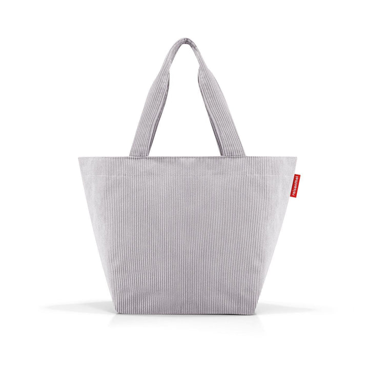 reisenthel shopper cord grey – Geräumige Shopping Bag und edle Handtasche in einem – Aus wasserabwei