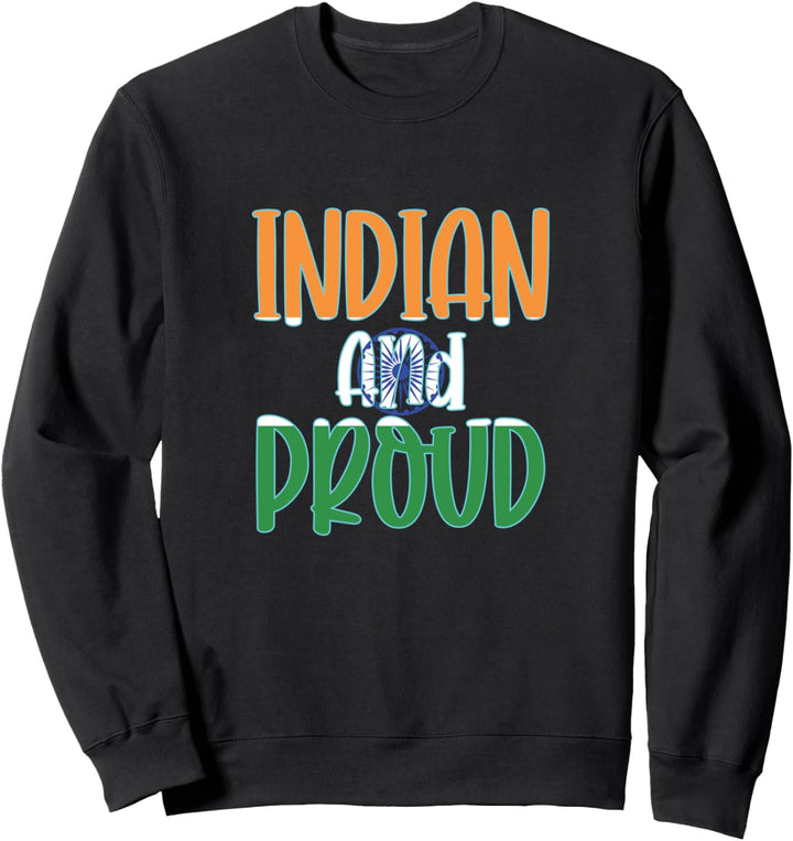 Indisch und Stolz - Indien Flagge Stolz Sweatshirt