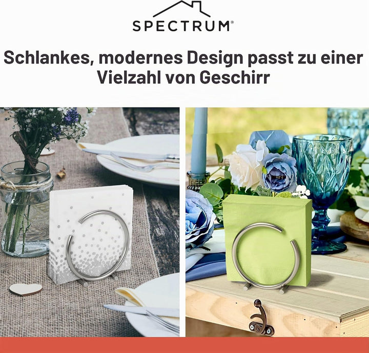 Spectrum Diversified Euro, rund, vertikal, aufrechter Serviettenhalter Moderne Küchendekoration und