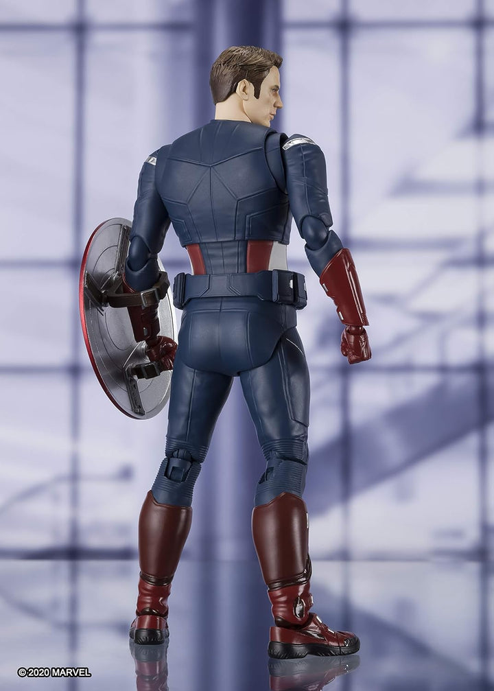 BANDAI Tamashii Nations Avengers: Endgame S.H. Figuarts Actionfigur Captain America Cap VS. Cap Edit
