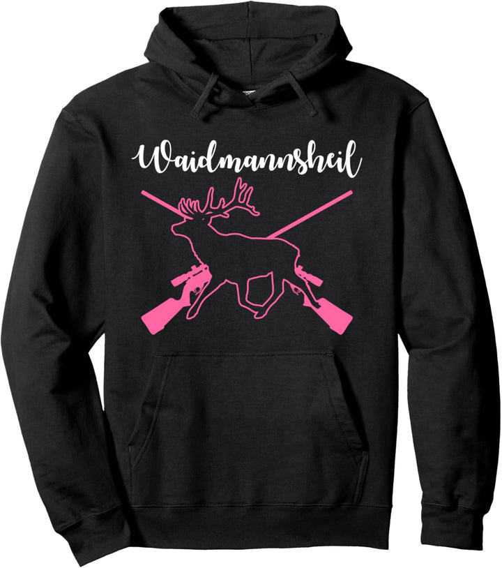 Waidmannsheil Jagd Jäger Hirsch Jägerin Jagen Pullover Hoodie