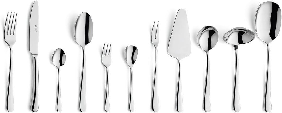 Paul Wirths BLUES Besteckset 12 Personen | harmonische Designformen für besondere Eleganz | Besteck