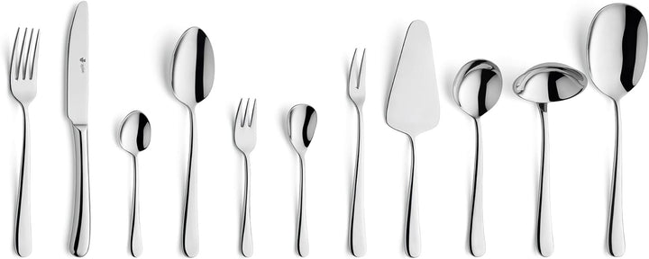 Paul Wirths BLUES Besteckset 12 Personen | harmonische Designformen für besondere Eleganz | Besteck