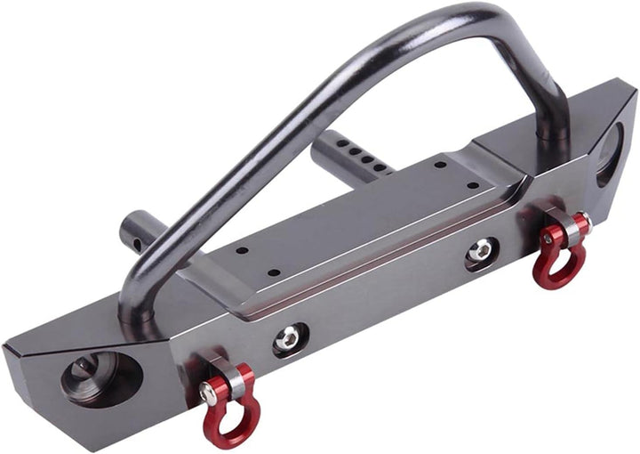HERCHR RC Frontstossstange, 132mm/5,2 Zoll Aluminiumlegierung RC Car Frontstossstange Auto Stossfäng