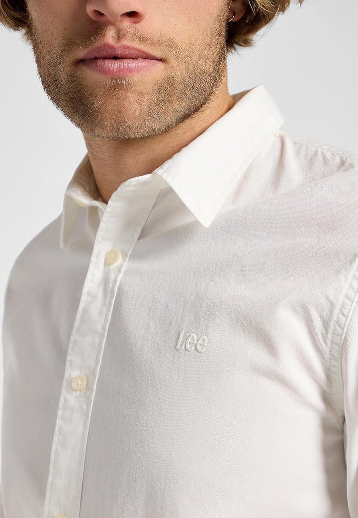 Lee Herren Patch Shirt S Bright_white, S Bright_white