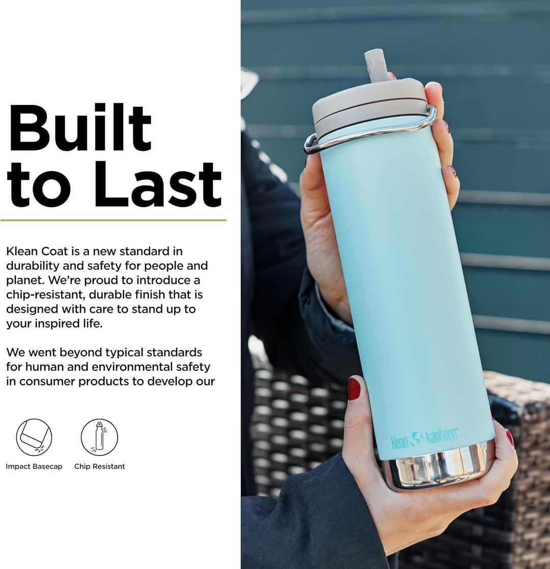 Klean Kanteen TK Wide Twist Top Blue Tint 590 ml