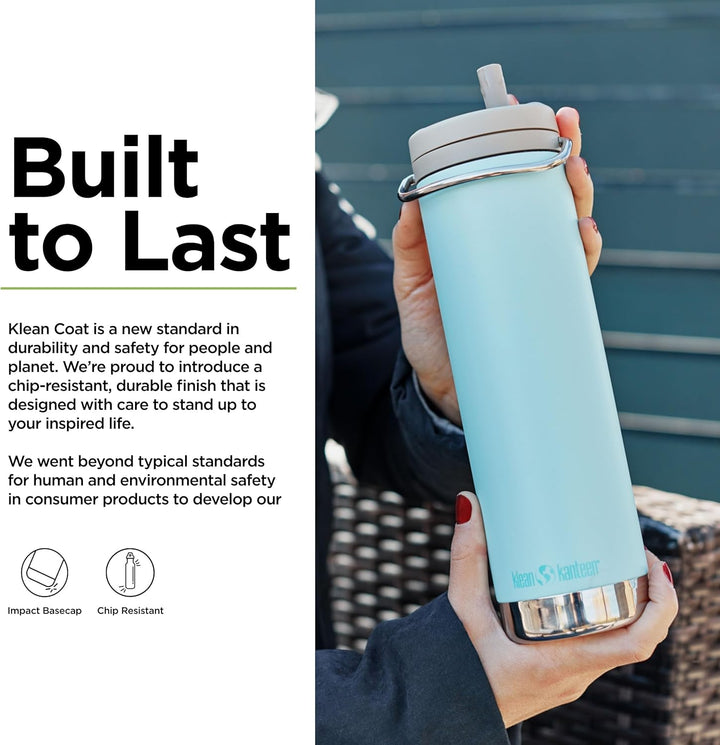 Klean Kanteen TK Wide Twist Top Blue Tint 590 ml