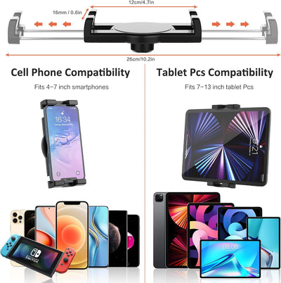 Armaturenbrett Autohalterung Tablet Halterung, Oilcan KFZ Saugnapf Tablet Halter mit Verstellbarem A