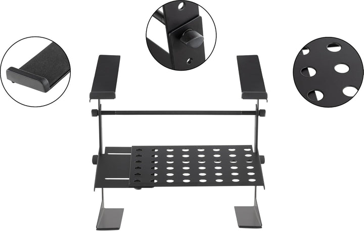 Pronomic LS-200 Deluxe Laptopständer DJ Notebookstativ Laptop Stand (Höhenverstellbar, zusätzliche A
