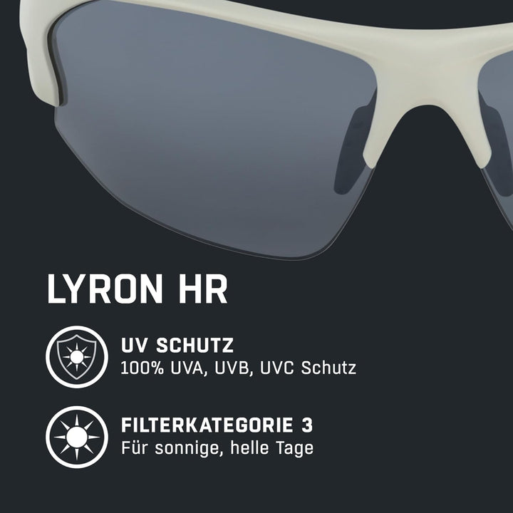 ALPINA LYRON HR - Verspiegelte und Bruchsichere Sport- & Fahrradbrille Mit 100% UV-Schutz Für Erwach