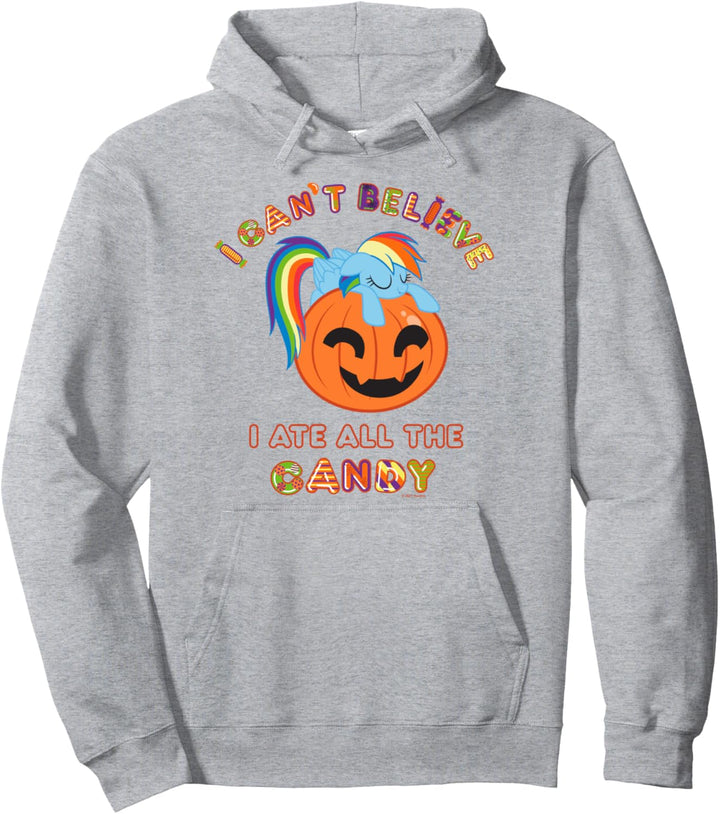 My Little Pony Halloween Rainbow Dash Ate All The Candy Pullover Hoodie