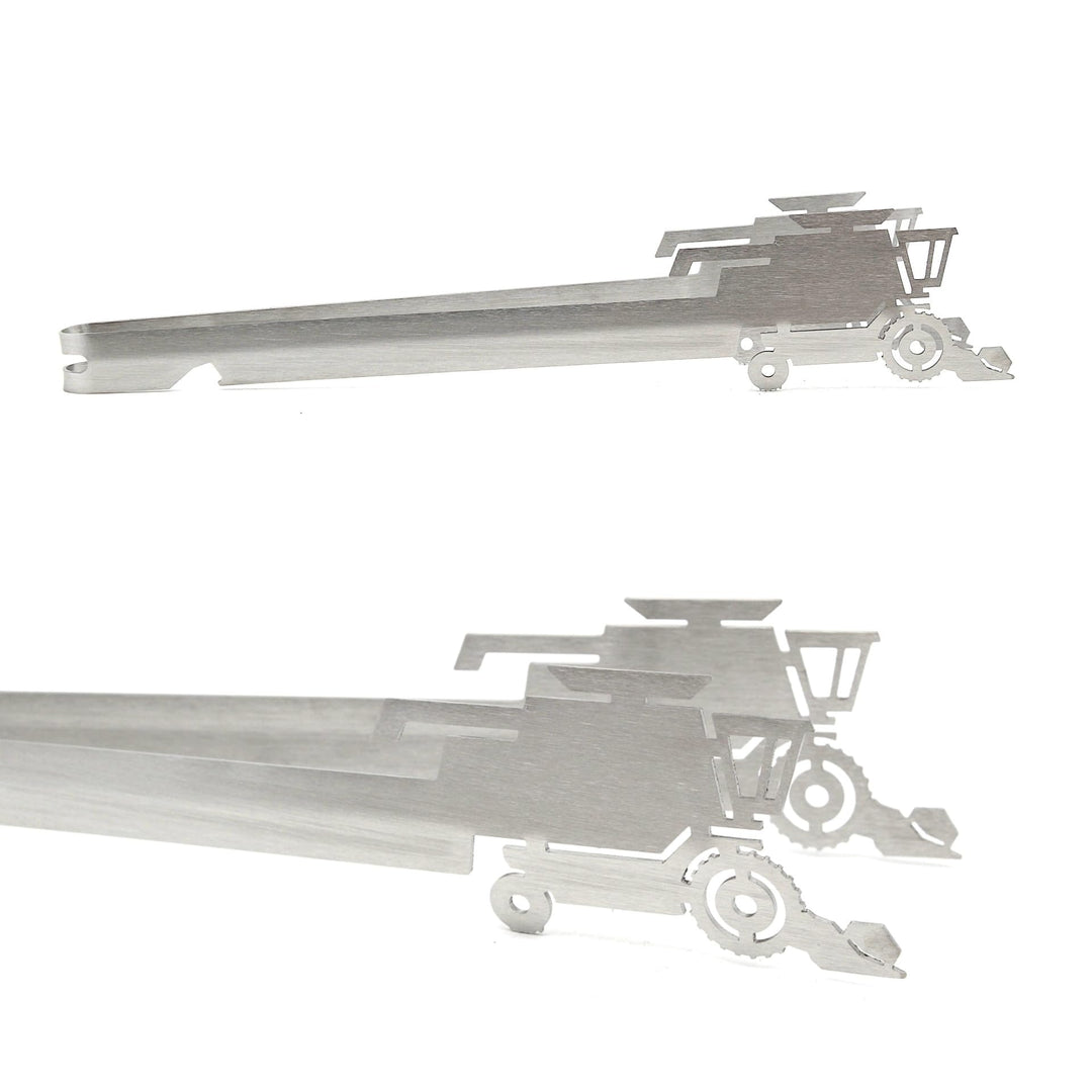 Grillzange Motiv Mähdrescher, spülmaschinengeeignet, Geschenkidee, Männergeschenk, Geschenk Landwirt