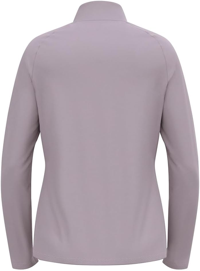 Odlo Damen Odlo Fleecepullover Damen Besso I Midlayer mit Halbreissverschluss I Langarm Wandershirt