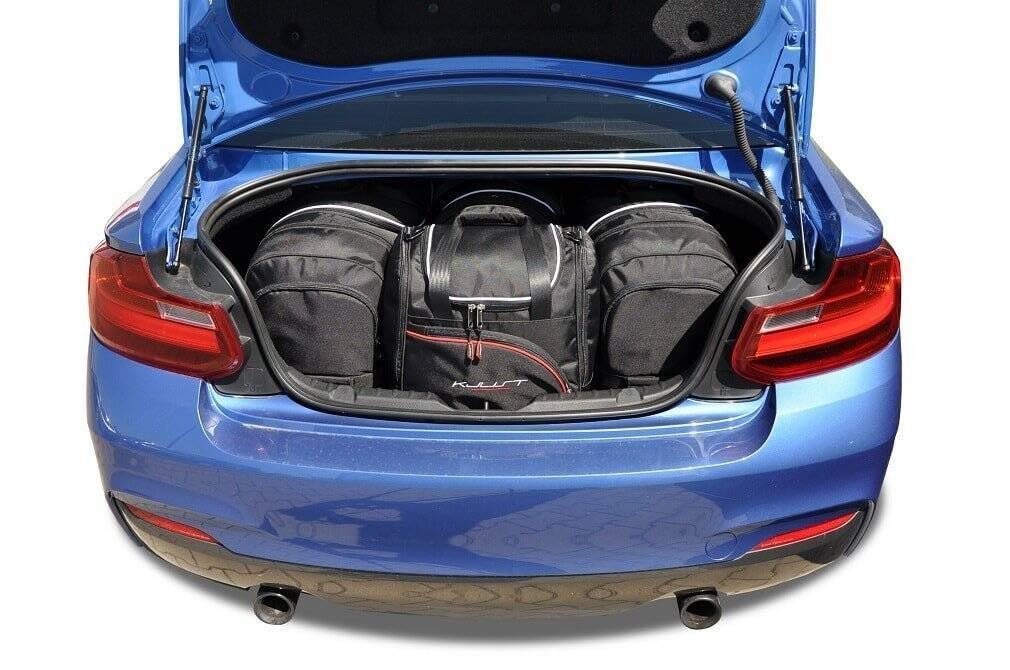KJUST Dedizierte Reisetaschen 4 stk kompatibel mit BMW 2 COUPE F22 2013-2021