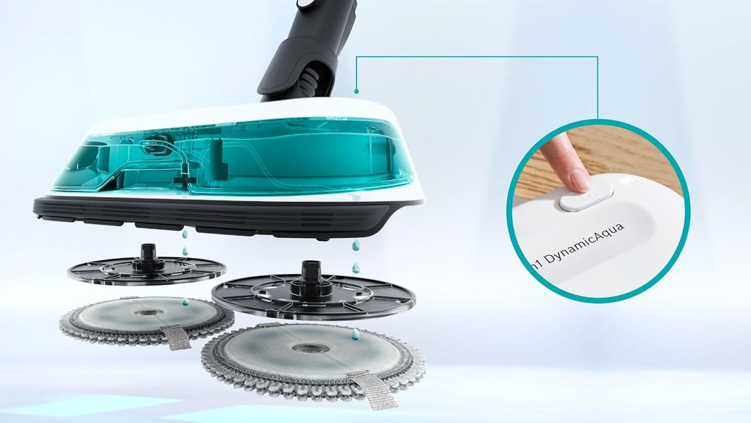 Bosch, Unlimited 7 ProHygienic Aqua Kabelloser Staubsauger, 2-in-1 DynamicAqua Bürste, konventionell