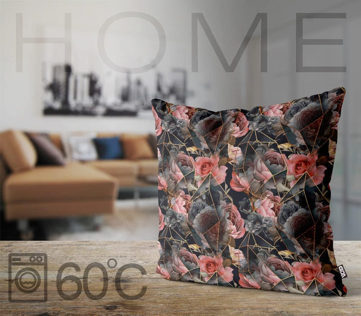 VOID Abstraktes Rosenmuster Kissenbezug Kissenhülle Sofakissen Kissen Deko Outdoor-Kissen Dekokissen