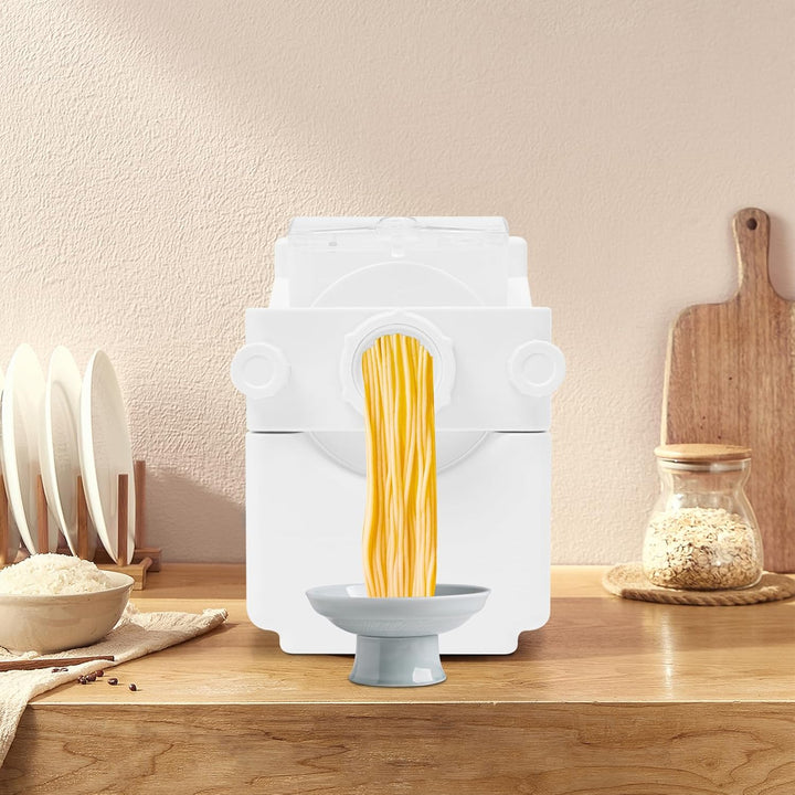 Nudelmaschine Elektrische, 180W 220V Multifunktions Haushalt Pastamaschine mit 9 Formscheiben, Pasta