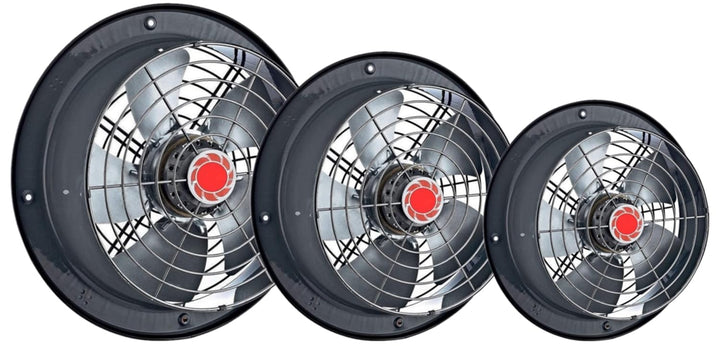 Uzman-Versand 200mm Industrie Wandventilator mit 500 Watt DREHZAHLREGLER Axial Radial Ventilator Geb