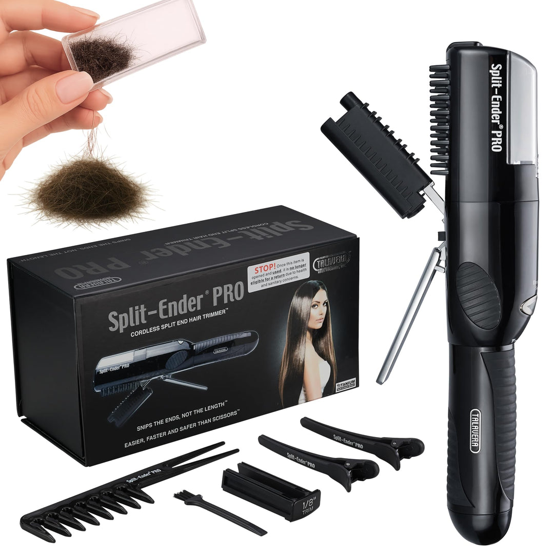 Split Ender PRO – Professionelles Salon-Gerät, titanbeschichtete Klingen, kabelloser Spliss-Trimmer