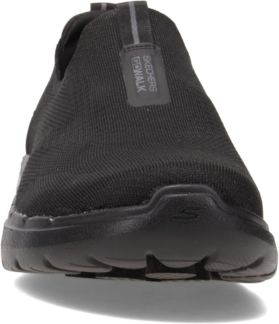 Skechers Herren Go Walk 6 Sneaker 39.5 EU Schwarz, 39.5 EU Schwarz