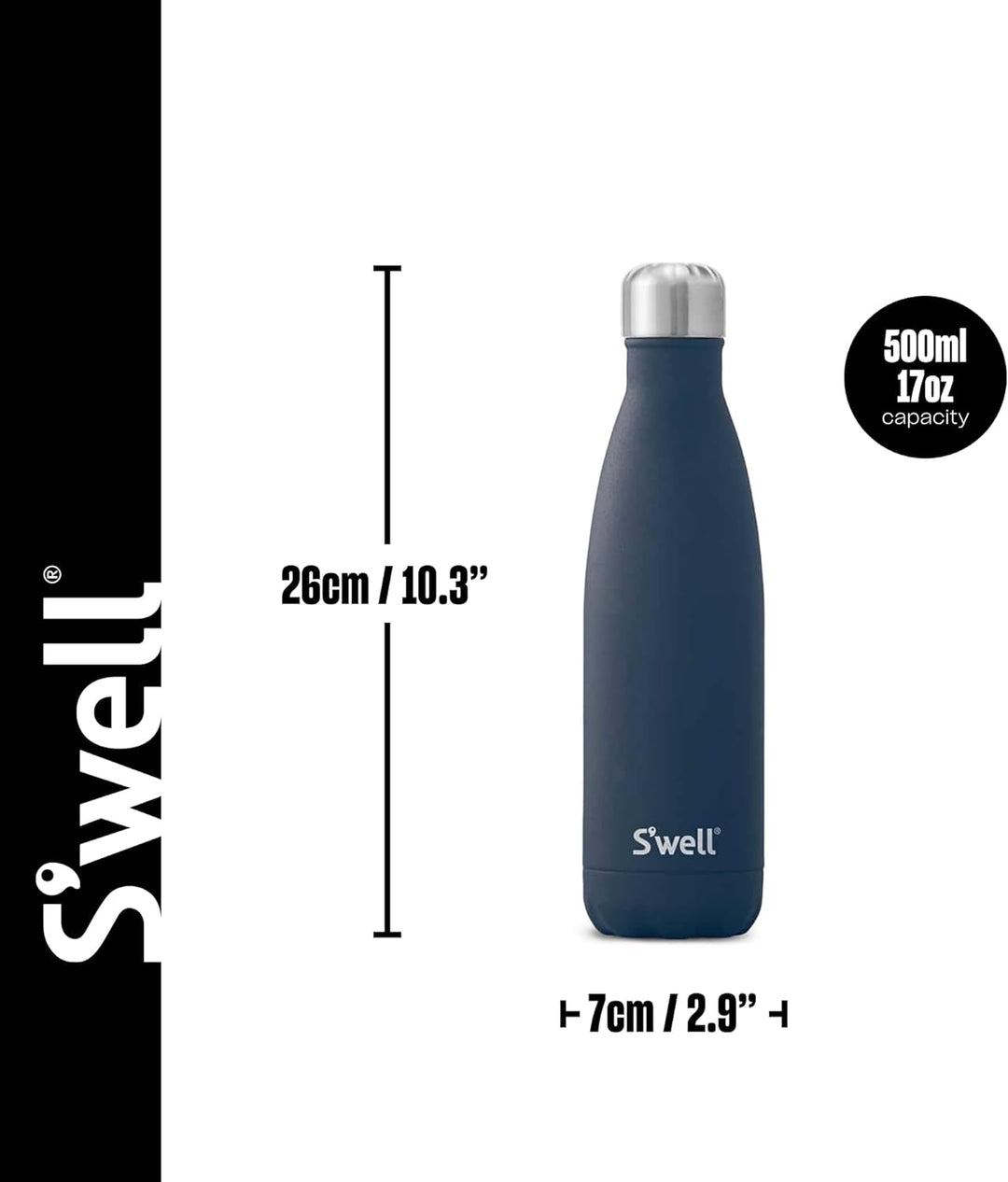 S'Well Stone Azurite Trinkflasche, 500 ml