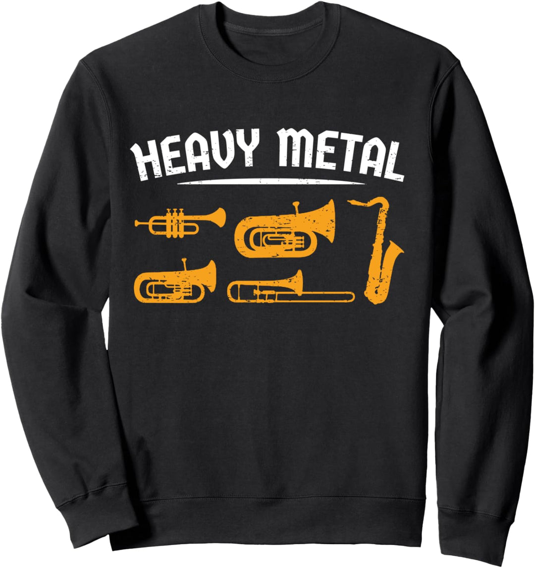 Lustiges Blechbläser Trompete Posaune Tuba Brass Band Sweatshirt