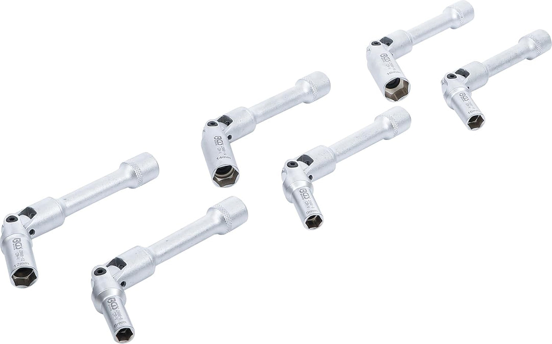 BGS 2986 | Universal Glühkerzen-Gelenkschlüssel-Satz, Sechskant | 10 mm (3/8") | SW 8 - 16 mm | 6-tl