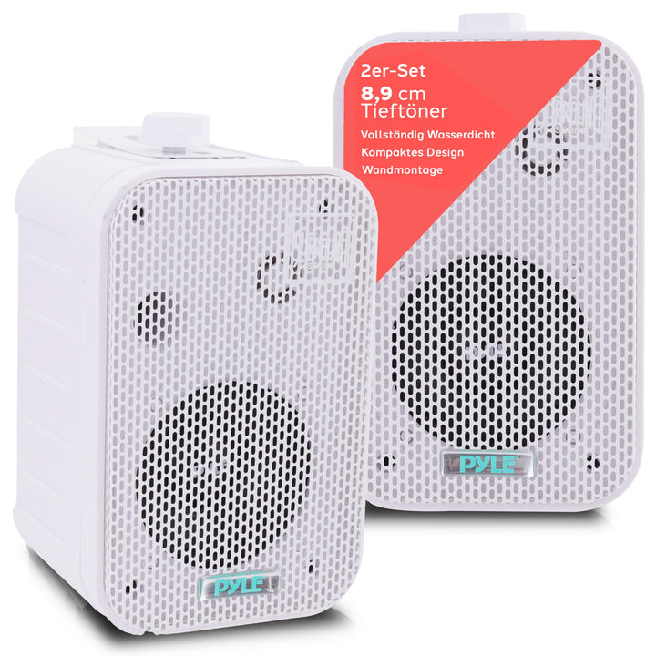 Pyle PDWR30W Lautsprecher für MP3-Player und iPod, Weiss