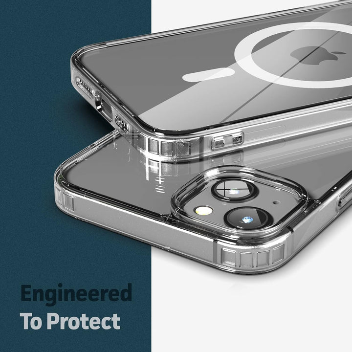 Encased Magnetische Schutzhülle für iPhone 14 Pro Max Hülle mit Gürtelclip Holster, kompatibel mit M