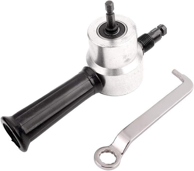 Doppelkopf-Blechschneider, Elektrische Bohrmaschine, Aufsatz, Knabber-Schneidwerkzeug-Set, Geschnitt