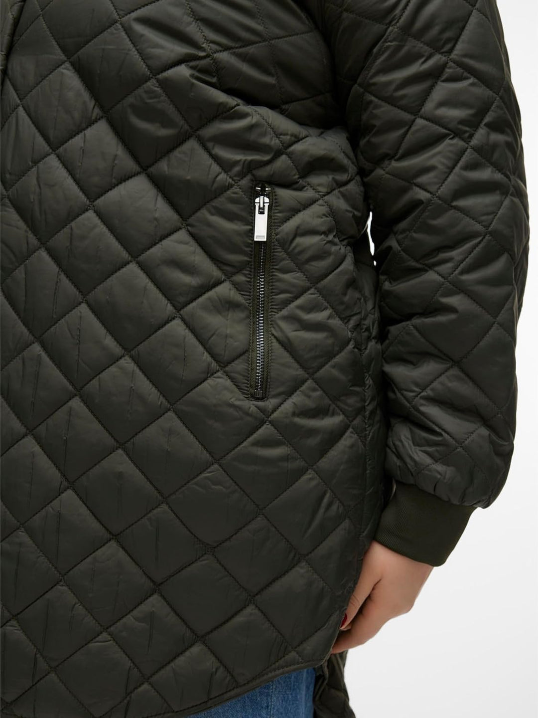 VERO MODA Female Mantel VMHAYLE Steppjacke, Grau / Peat