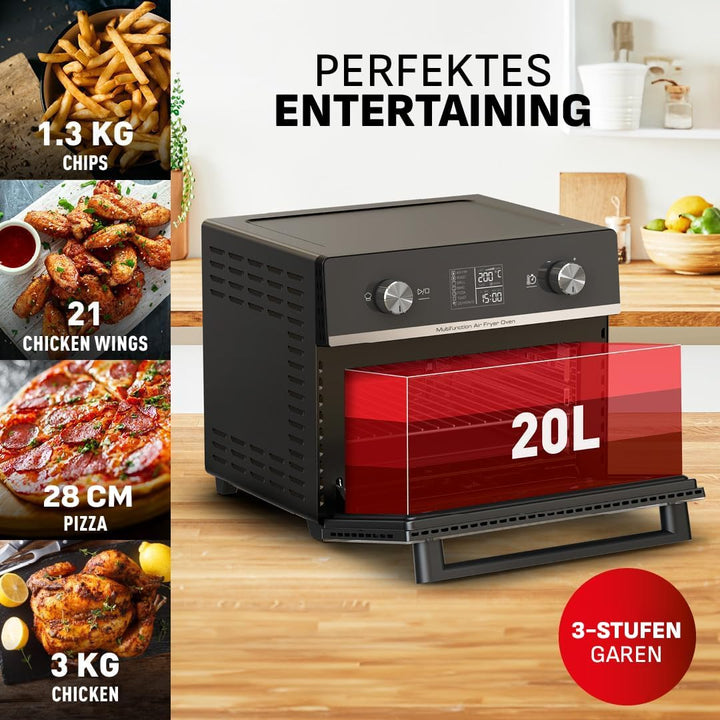 Tefal FW6058 Multifunction Air Fryer Oven Heissluftfritteuse und Multifunktionsofen | 20 L Kapazität