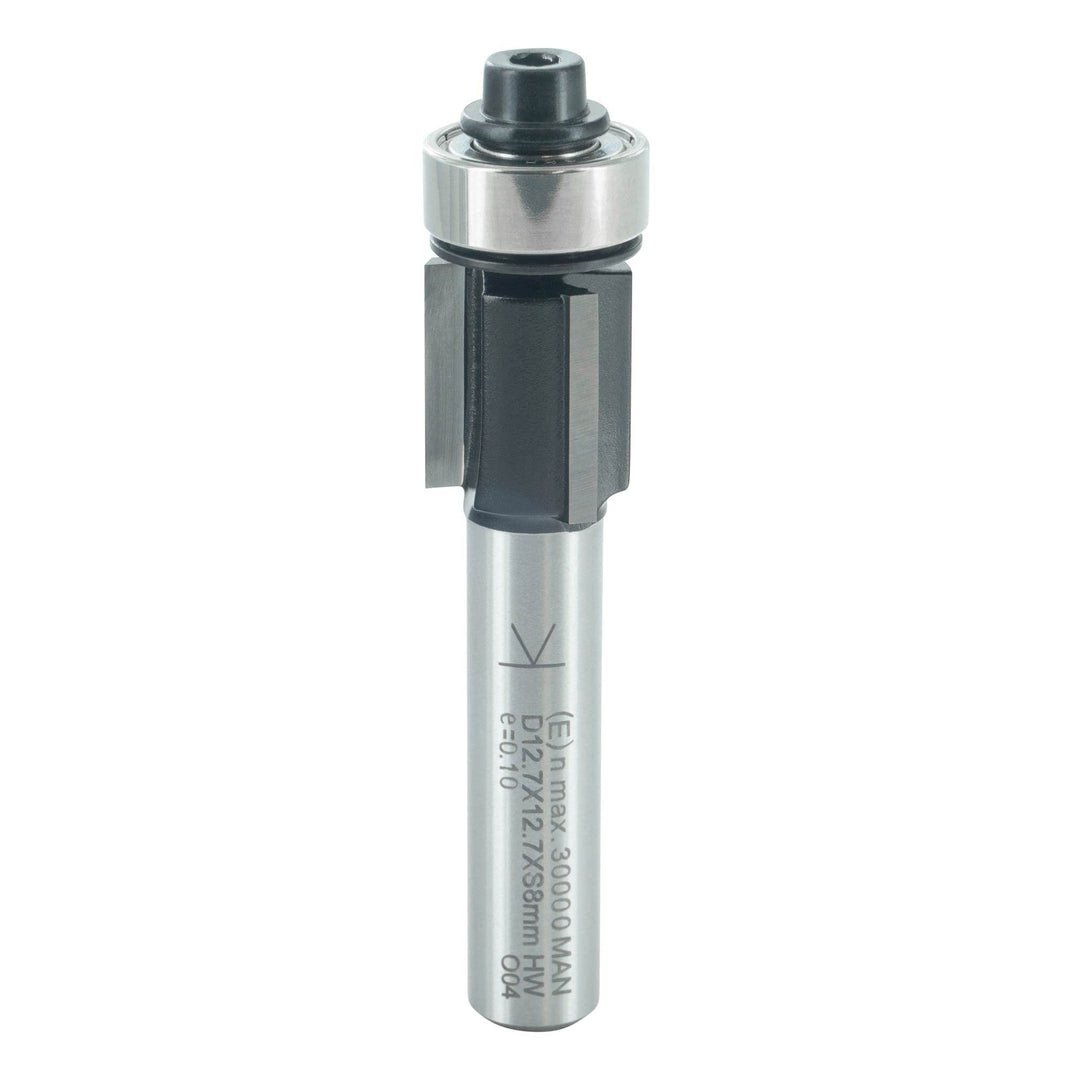 ENT 13500 Bündigfräser HW, Schaft (S) 8 mm, Durchmesser (D) 12,7 mm, NL 12,7 mm, Z3, SL 32 mm, GL 55