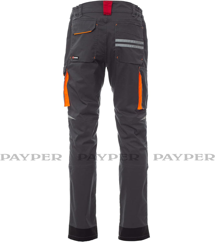 PAYPER NEXT400 Arbeitshose multifunktionale Stretch-Unisex-Hose Twill mit 30% Baumwolle und 20% inno